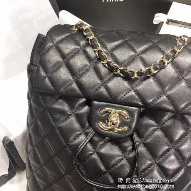 香奈兒CHANEL 中號91121Backpack全羊皮製作雙肩背包 DSC1311